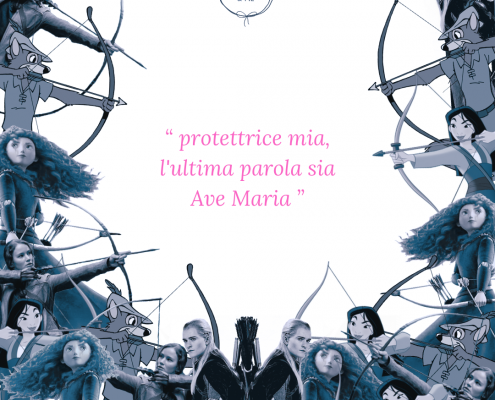 protettrice mia, l'ultima parola sia Ave Maria